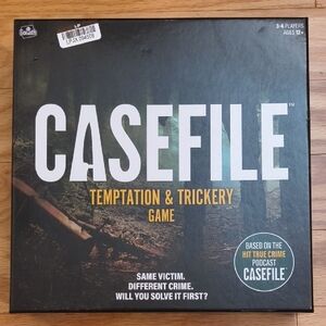 Casefile Temptation & Trickery Game Ages 12+ NWT